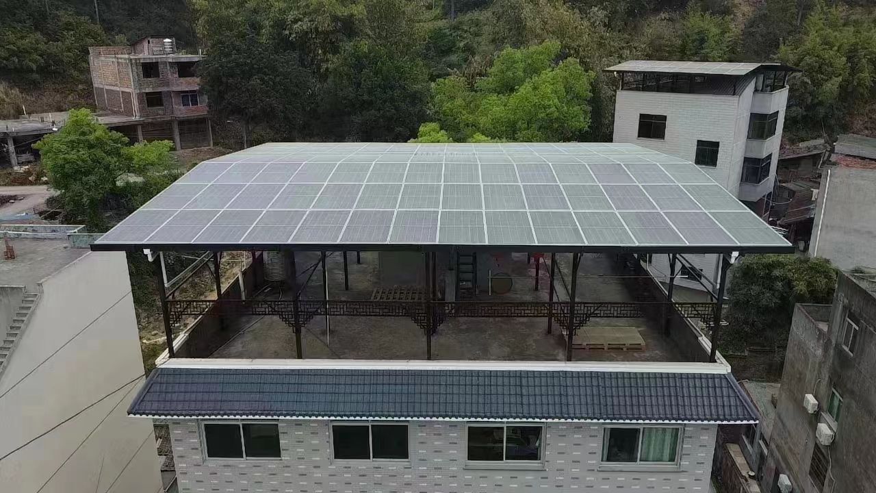 苍南15kw+10kwh自建别墅家庭光伏储能系统